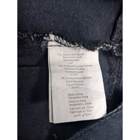 Iro-Ochi Jacket Mens Large Indigo Denim Moto Studded Chaos Handcrafted - Picture 11 of 15